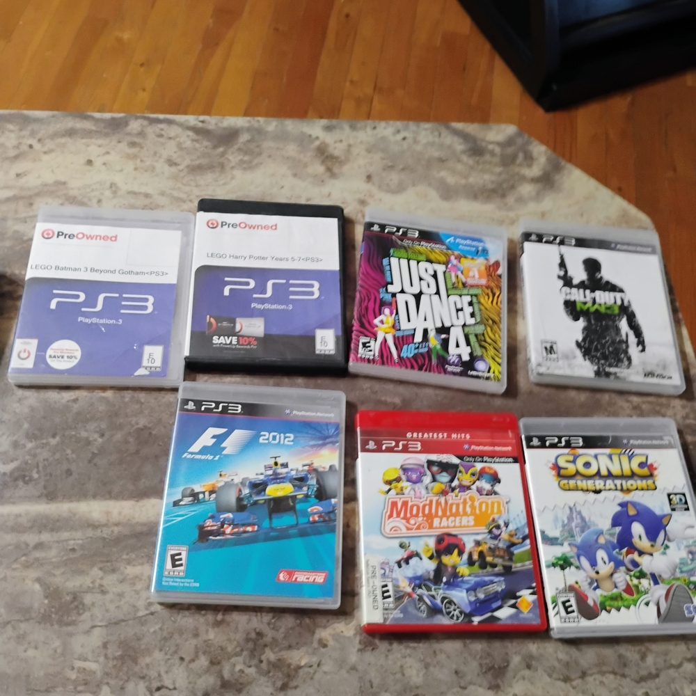 Sony 3 Game Collection - Various Titles